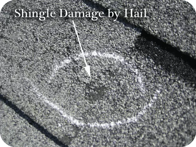 Signs of Hail Damage Safeguard Construction Inc.